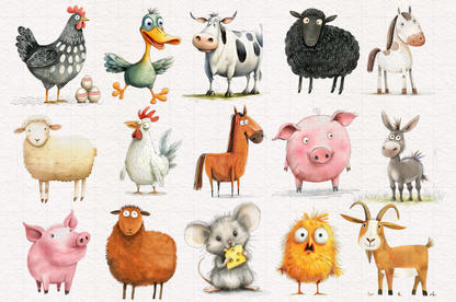 Farm Animals - PrintableCraftWorld